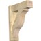 Ekena Millwork Funston Block Rough Sawn Outlooker, Douglas Fir, 6"W x 18"D x 22"H OUT06X18X22FST05RDF - alternate 1